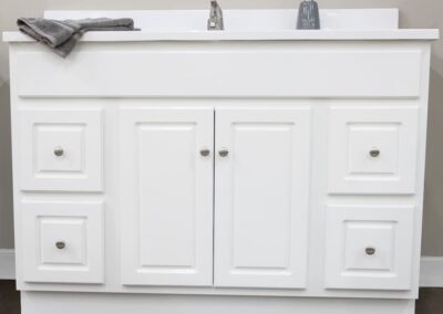 Cabinets Nashville Glossy White Vanity